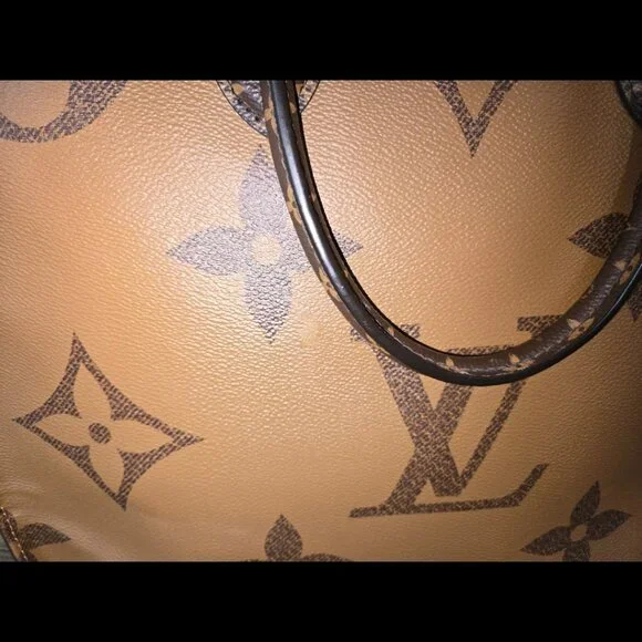 Authentic Preloved LV On the Go Reverse Mono Giant GM Tote - Picture 2 of 15